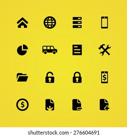 bank icons universal set for web and mobile