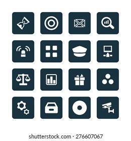 bank icons universal set for web and mobile