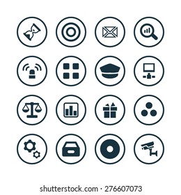 bank icons universal set for web and mobile