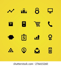bank icons universal set for web and mobile