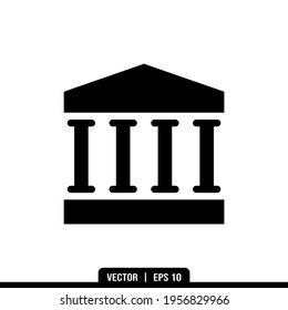 Bank icons vector collection, illustration logo template in trendy style. Suitable for many purposes.