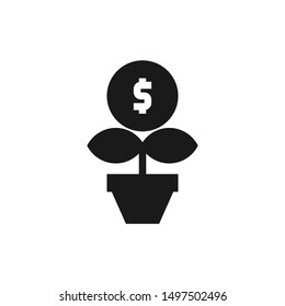 Bank interest icons in solid style design suitable for website, app, and ui design. Vector illustration with editable stroke and pixel perfect icons on white background. EPS 10.
