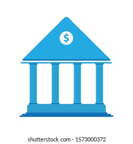 bank isolated on white background