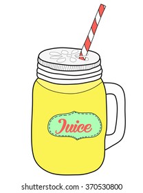 Bank for juice, smoothies, milkshakes. mug milkshakes