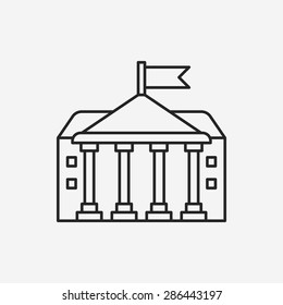 bank line icon