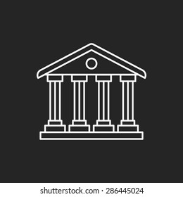 bank line icon