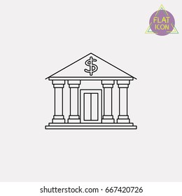 bank line icon