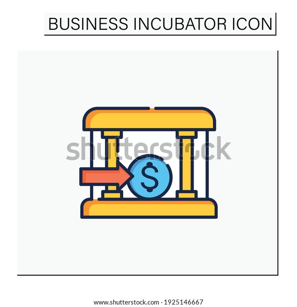 Bank Loans Color Icon Access Bank Stock Vector Royalty Free