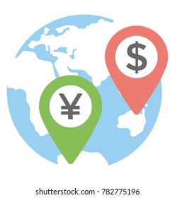 
Bank Location Vector Icon
