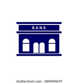 Plantilla vectorial de diseño del logotipo del banco, concepto de diseño del logotipo del negocio, símbolo del icono