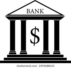 Icono del logotipo del banco, formato eps