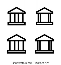 BANK LOGO FOR YOUR BUSINESS, ICON SET BANK