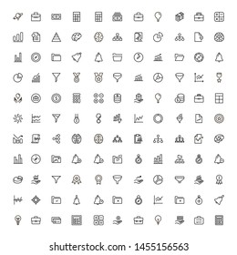 Bank manager line icon set. Collection of high quality black outline logo for web site design and mobile apps. Vector illustration on a white background