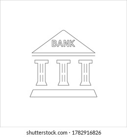 Bank Money Transfer Icon (vector Illustration)