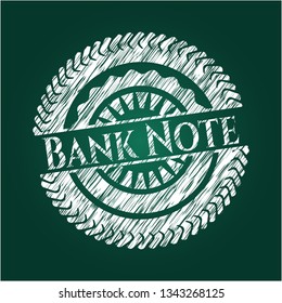Bank Note chalk emblem