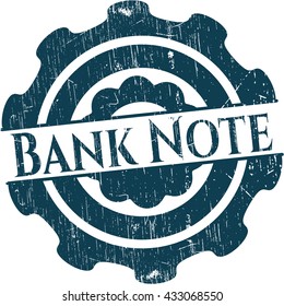 Bank Note rubber stamp