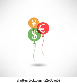 Bank notes icon
