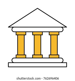 Bank outline icon