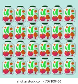 Bank pattern. Hand drawn.
