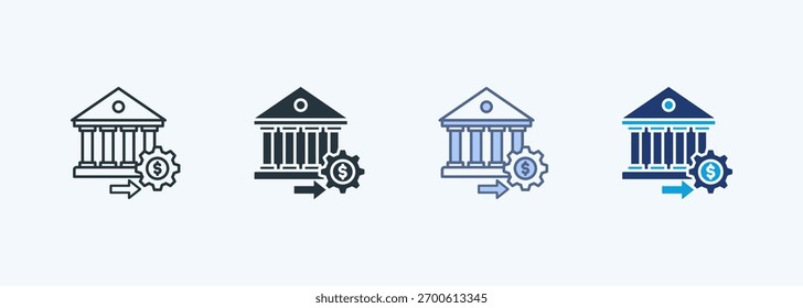 Bank Payment Multiple Style Icon Collection