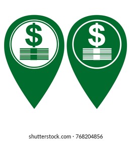 bank  pin pointer in two color version