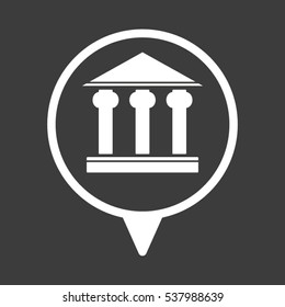 bank pointer, icon, vector illustration EPS 10