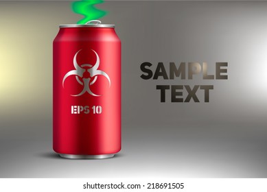Bank with a poisonous soda