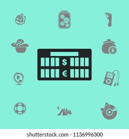 bank rate today icon vector illustration