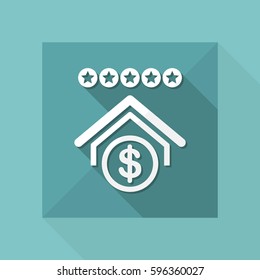 Bank rating icon