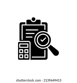 Bank Reconciliation Icon In Vector. Logotype