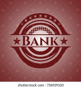 Bank red emblem
