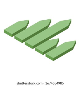 Bank regression icon. Isometric of bank regression vector icon for web design isolated on white background