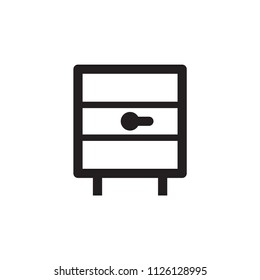 Bank safe box icon. Safe lock vector icon. Money safe flat sign design.