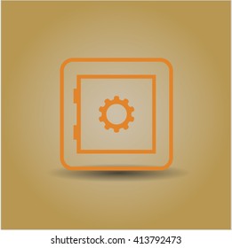 Bank Safe high quality icon