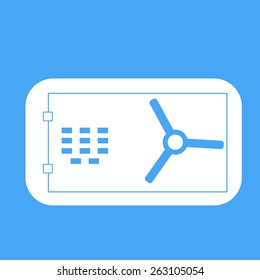 Bank safe icon.