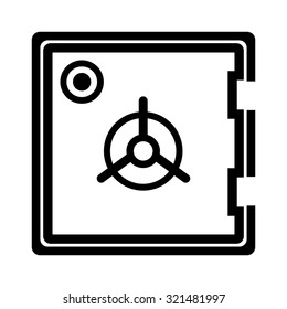bank safe icon 