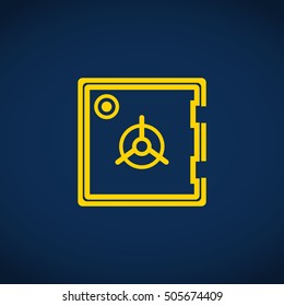 bank safe  icon 