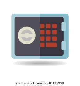 Bank safe vector icon. Security sign. Graph symbol for your web site design, logo, app, UI