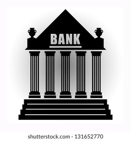 Bank Sign Vector Illustration Stock Vector (Royalty Free) 131652770 ...