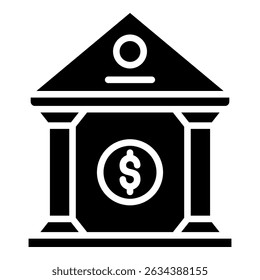 Coleção de Ícones de Vetor Simples do Banco