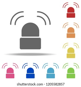 bank siren icon. Elements of banking in multi color style icons. Simple icon for websites, web design, mobile app, info graphics