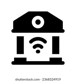 bank solid icon. vector icon for your website, mobile, presentation, and logo design.