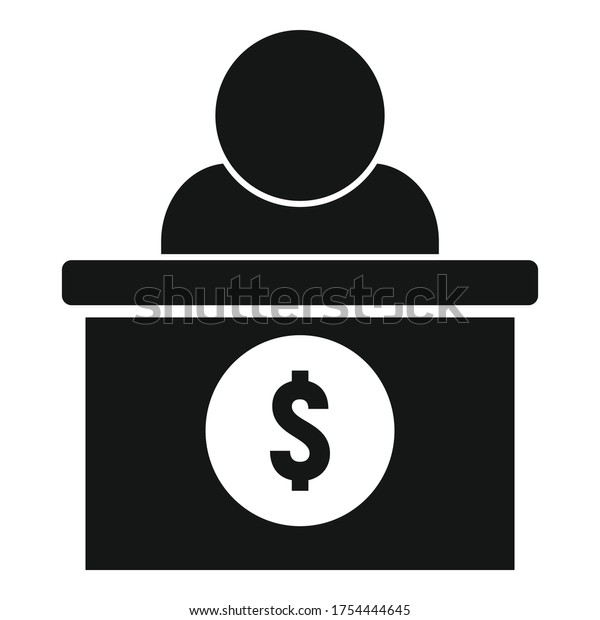Bank speaker\
icon. Simple illustration of bank speaker vector icon for web\
design isolated on white\
background