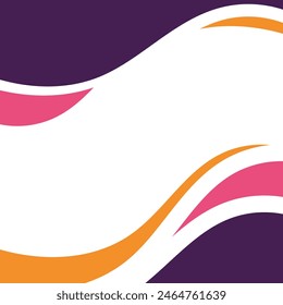 Bank square background wavy dynamic lines