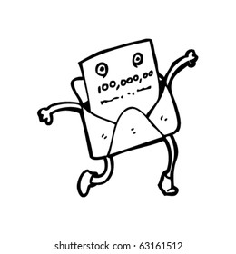 bank statement cartoon