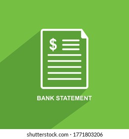 bank statement icon, Business icon vector