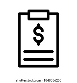 bank statement icon or logo isolated sign symbol vector illustration - high quality black style vector icons
