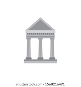 bank structure facade isolated icon vector illustration design