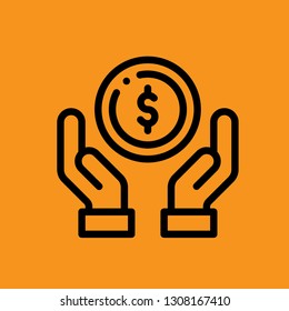 Bank Symbol Premium Icon Download Template