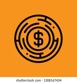 Bank Symbol Premium Icon Download Template